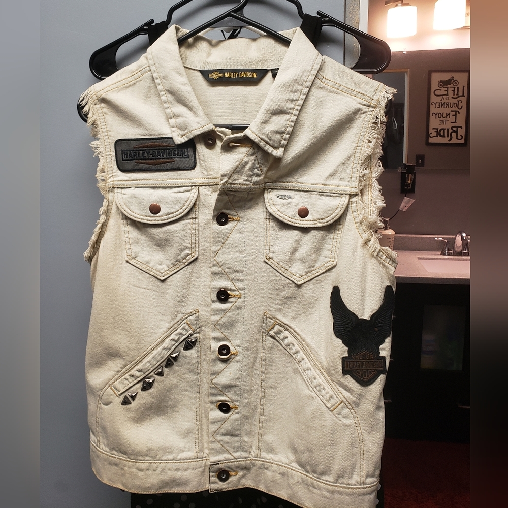 Harley Davidson women's denim vest